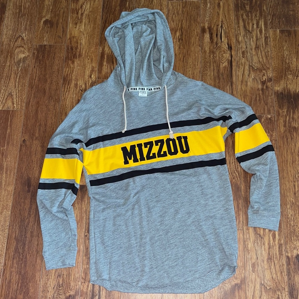 Pink Mizzou Pullover